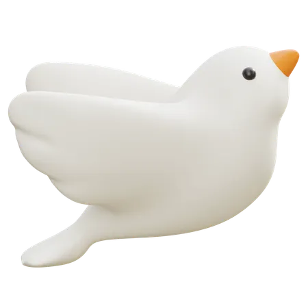 Pássaro pombo  3D Icon