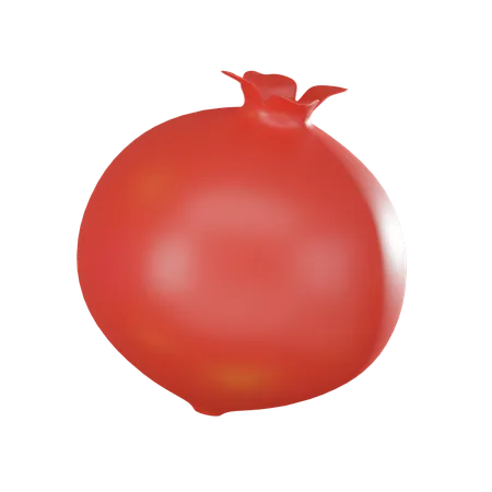 Pomegranate  3D Icon