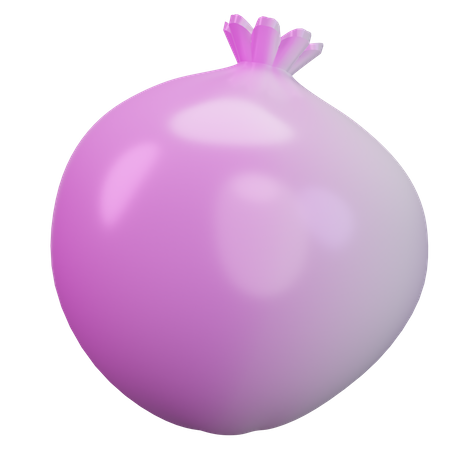 Pomegranate  3D Icon