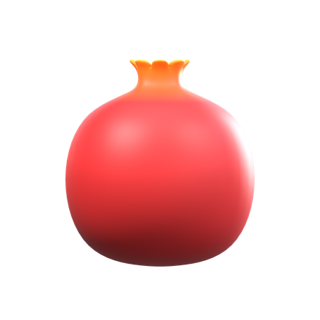 Pomegranate  3D Icon