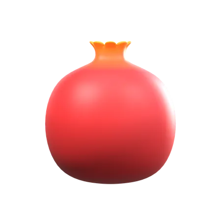 Pomegranate  3D Icon