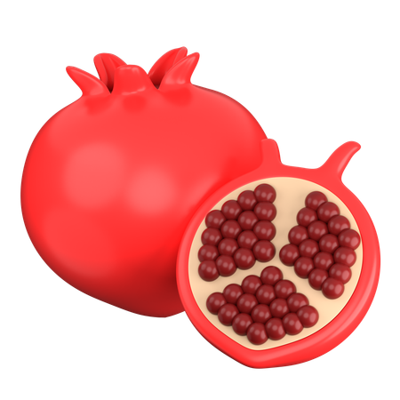 Pomegranate  3D Icon