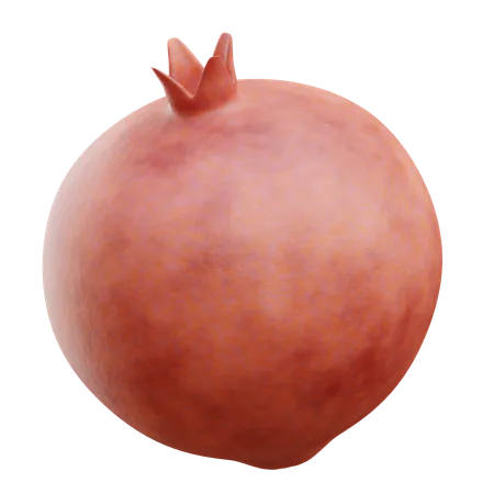 Pomegranate  3D Icon