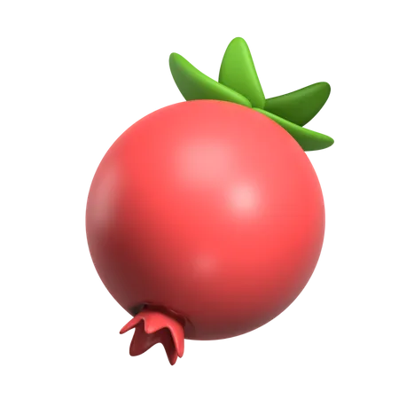 Pomegranate  3D Icon