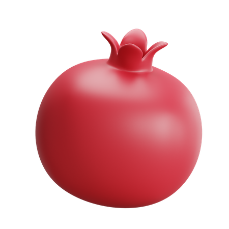 Pomegranate 3D Icon