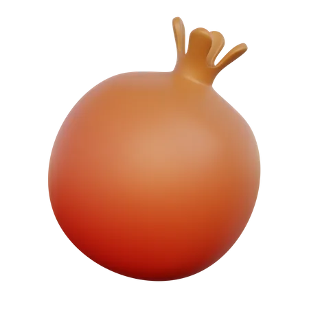 Pomegranate  3D Icon