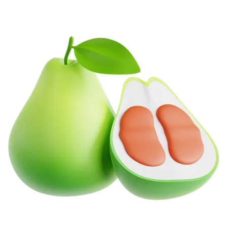 Pomelo Fruit  3D Icon