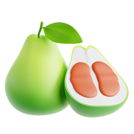 Pomelo Fruit  3D Icon