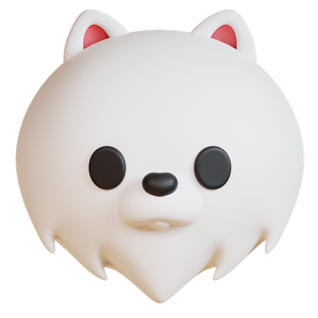 Pomeranian  3D Icon