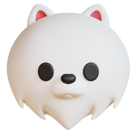 Pomeranian  3D Icon