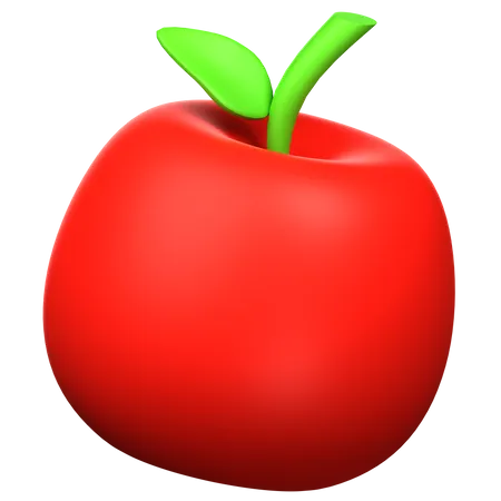 Pomme  3D Icon