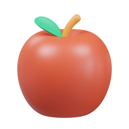 Pomme  3D Icon