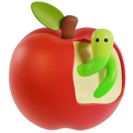 Pomme  3D Icon