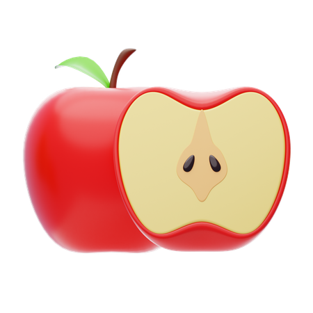 Pomme  3D Icon