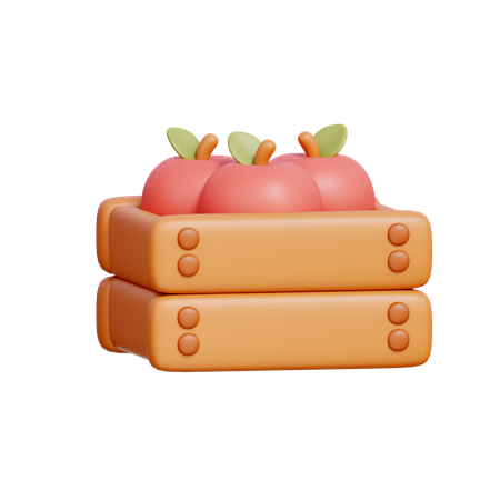 Pomme  3D Icon