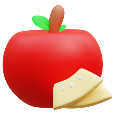 Pomme  3D Icon