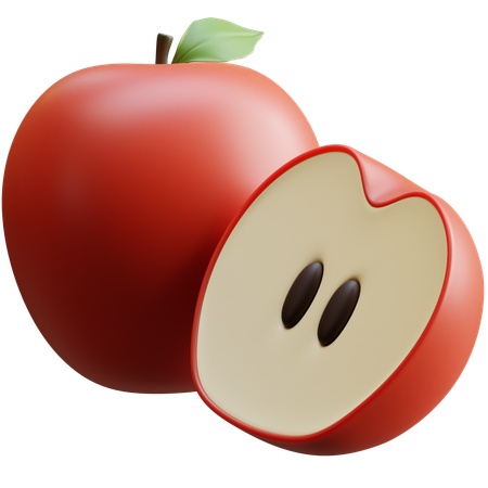 Pomme  3D Icon