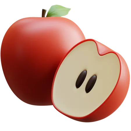 Pomme  3D Icon