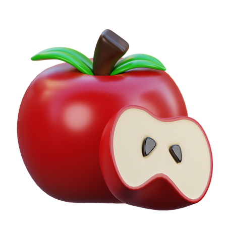 Pomme  3D Icon