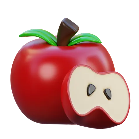 Pomme  3D Icon