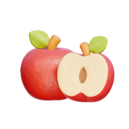 Pomme  3D Icon