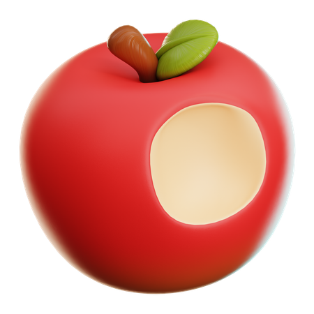 Pomme  3D Icon