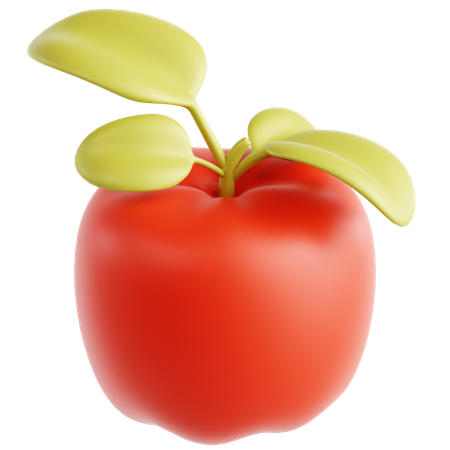 Pomme  3D Icon