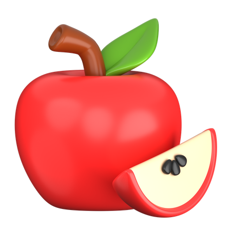 Pomme  3D Icon