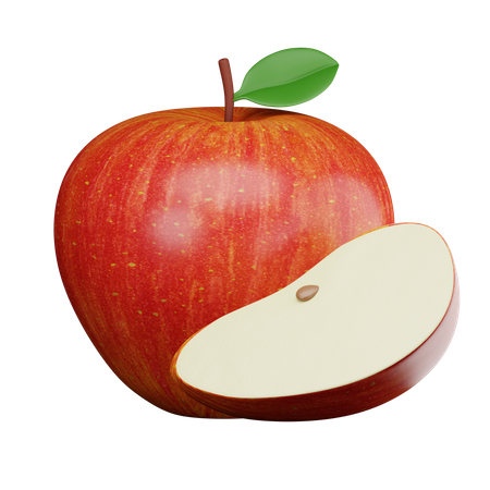 Pomme  3D Icon