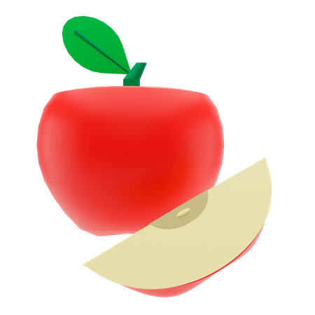 Pomme  3D Illustration