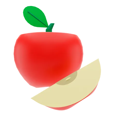 Pomme  3D Illustration