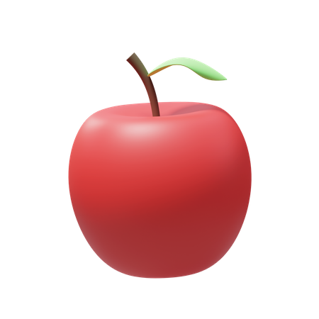 Pomme  3D Illustration