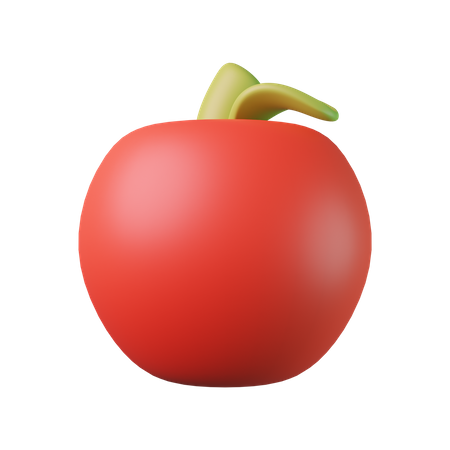 Pomme  3D Illustration