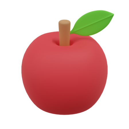 Pomme  3D Illustration