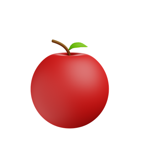 Pomme  3D Illustration