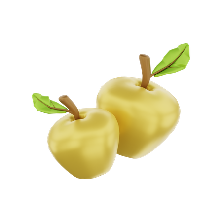 Pomme  3D Illustration