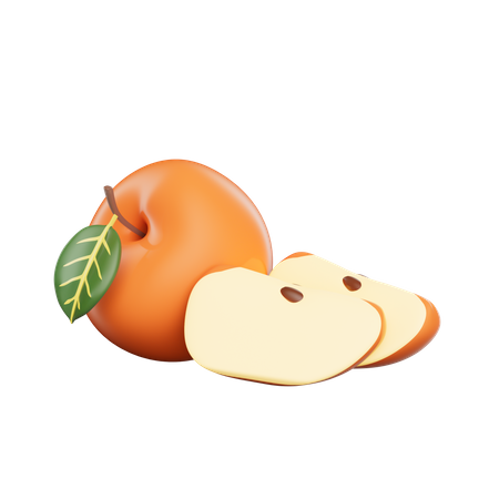 Pomme  3D Icon