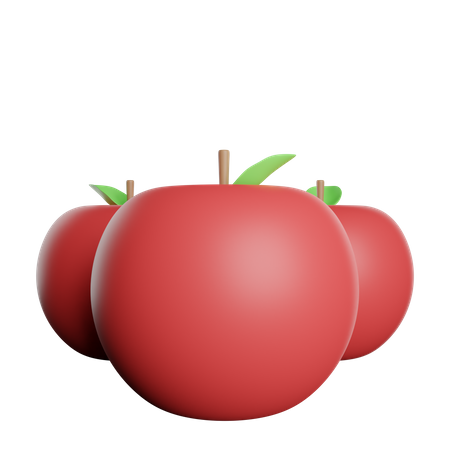 Pomme  3D Icon