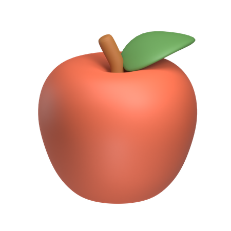 Pomme  3D Icon