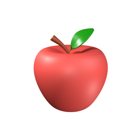 Pomme  3D Icon