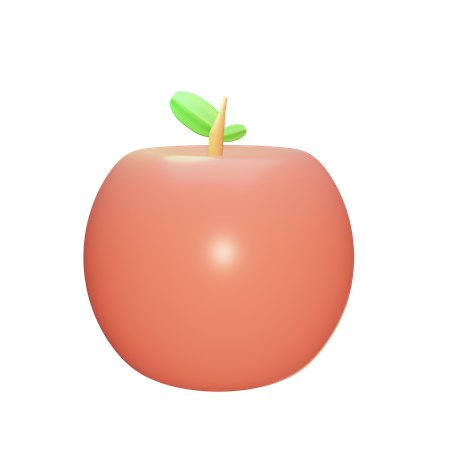 Pomme  3D Icon