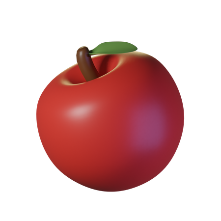 Pomme  3D Icon