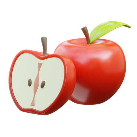 Pomme  3D Icon