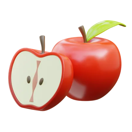 Pomme  3D Icon