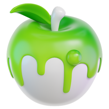 Pomme blanche  3D Icon