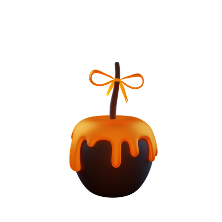 Pomme de bonbon  3D Illustration