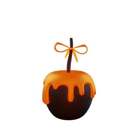 Pomme de bonbon  3D Illustration