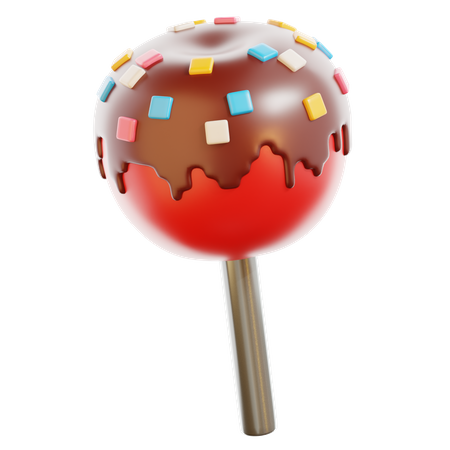 Pomme de bonbon  3D Icon