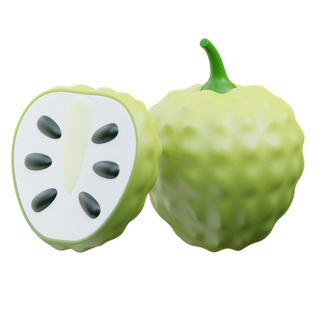 Pomme à la crème  3D Icon