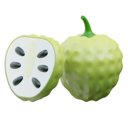 Pomme à la crème  3D Icon